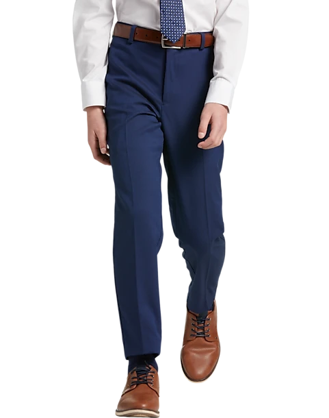 Michael Strahan Boys Suit Separates Pants, Blue 1 Michael Strahan Boys Suit Separates Pants, Blue