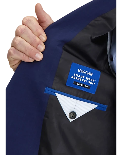 Haggar Smart Wash™ Classic Fit Suit Separates Coat, Navy 3 Haggar Smart Wash™ Classic Fit Suit Separates Coat, Navy - Image 3
