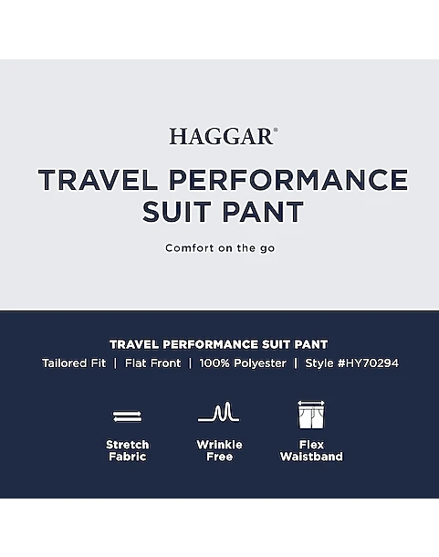 Haggar Travel Performance Classic Fit Suit Separates Coat, Black 3 Haggar Travel Performance Classic Fit Suit Separates Coat, Black - Image 3