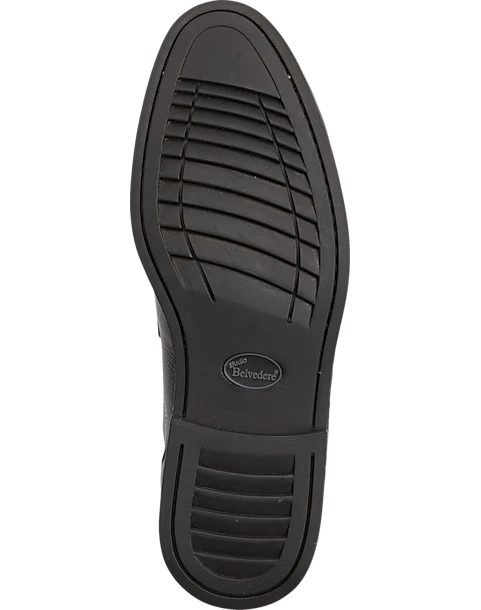 Belvedere Duke Cap Toe Shoes, Black 2 Belvedere Duke Cap Toe Shoes, Black - Image 2