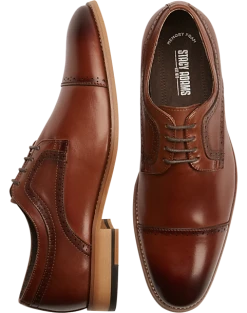 Stacy Adams Dickinson Cap Toe Oxfords, Tan