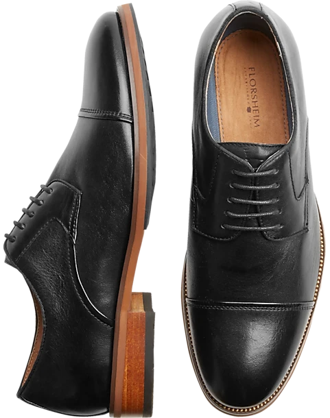Florsheim Surge Cap Toe Oxfords, Black 1 Florsheim Surge Cap Toe Oxfords, Black