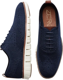 Cole Haan Zerogrand Stitchlite Knit Wingtip Oxfords, Black