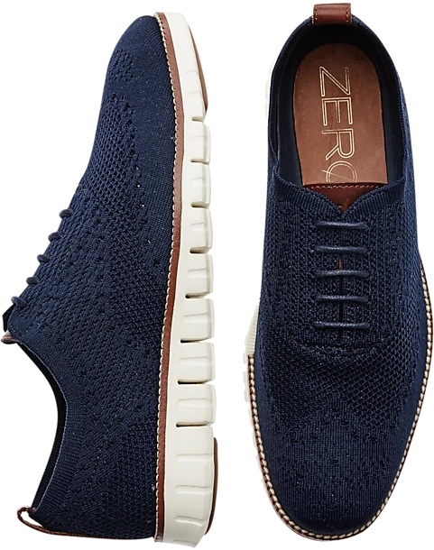 Cole Haan Zerogrand Stitchlite Knit Wingtip Oxfords, Black 1 Cole Haan Zerogrand Stitchlite Knit Wingtip Oxfords, Black