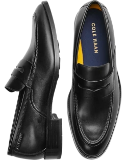 Cole Haan Hawthorne Moc Toe Penny Loafers, Cognac