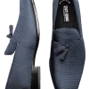 Stacy Adams Tazewell Tasseled Formal Loafers, Navy