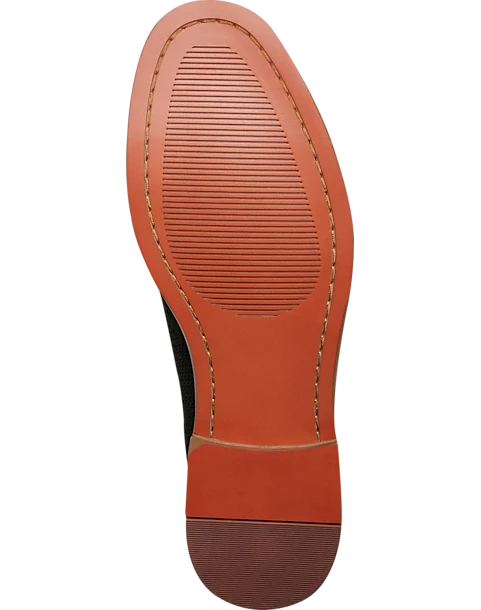 Moretti Ashland Knit Wingtip Oxfords, Navy 2 Moretti Ashland Knit Wingtip Oxfords, Navy - Image 2