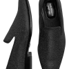 Carlo Morandi Sparkle Fabric Formal Loafers, Black