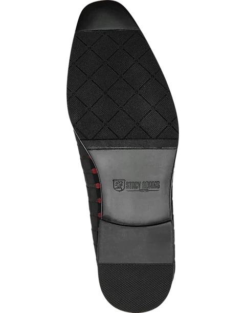 Stacy Adams Stiles Formal Loafers, Red & Black Basketweave 2 Stacy Adams Stiles Formal Loafers, Red & Black Basketweave - Image 2