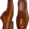 Vintage Foundry Long Wingtip Oxfords, Tan