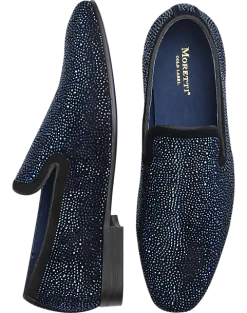 Moretti Irving Formal Loafers, Midnight Crystals