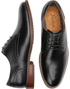Florsheim Remi Plain Toe Lace Up Oxfords, Cognac