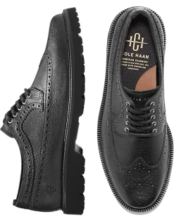Cole Haan American Classics Longwing Oxfords, Black