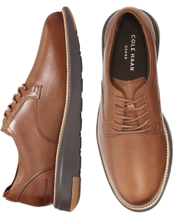Cole Haan Grand Atlantic Leather Oxfords, Cognac