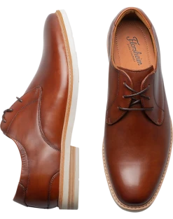 Florsheim Highland Plain Toe Lace-Up Oxfords, Cognac