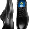 Nunn Bush Wade Work Plain Toe Oxfords, Black