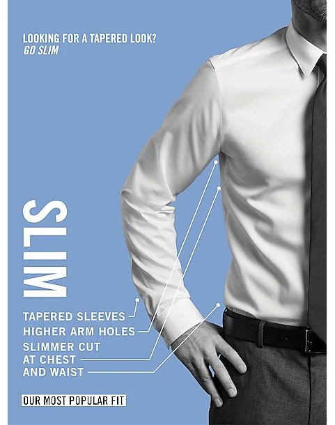 Calvin Klein Infinite Non-Iron Slim Fit Stretch Collar Dress Shirt, Black 2 Calvin Klein Infinite Non-Iron Slim Fit Stretch Collar Dress Shirt, Black - Image 2