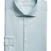 Calvin Klein Infinite Wrinkle Free Slim Fit Stretch Collar Dress Shirt, Green