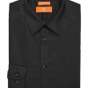 Egara Skinny Fit Dress Shirt, Black