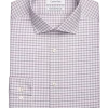 Calvin Klein Infinite Wrinkle Free Slim Fit Stretch Collar Dress Shirt, Berry