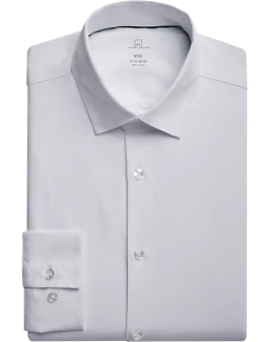Michael Strahan Modern Fit Spread Collar Dress Shirt, White
