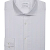 Calvin Klein Infinite Wrinkle Free Slim Fit Stretch Collar Dress Shirt, Hazel Blue Multi