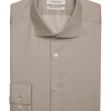 Calvin Klein Infinite Wrinkle Free Slim Fit Stretch Collar Dress Shirt, Cappuccino