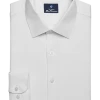 Ben Sherman Slim Fit Dobby Dress Shirt, White Basketweave