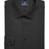 Ben Sherman Slim Fit Dobby Dress Shirt, Black Basketweave