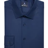 Ben Sherman Slim Fit Dobby Dress Shirt, Navy Basketweave