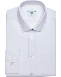 &Collar Atlantic Slim Fit Stain-Resistant Dress Shirt, White
