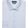 Nautica Slim Fit Four-Way Stretch Dress Shirt, Blue Dot