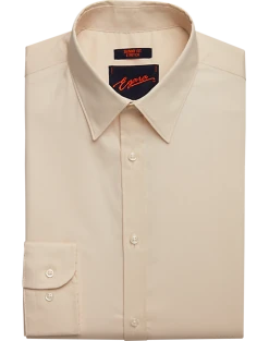 Egara Skinny Fit Point Collar Dress Shirt, Tan