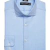 Pronto Uomo Modern Fit Dress Shirt, Blue Herringbone