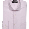 Pronto Uomo Slim Fit Spread Collar Dress Shirt, Pink Check