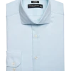 Pronto Uomo Modern Fit Spread Collar Dress Shirt, Teal Check