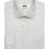 Joseph Abboud Modern Fit Spread Collar Dress Shirt, Green Tonal Grid