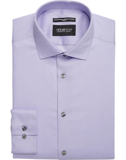 Awearness Kenneth Cole Slim Fit Performance Dress Shirt, Purple
